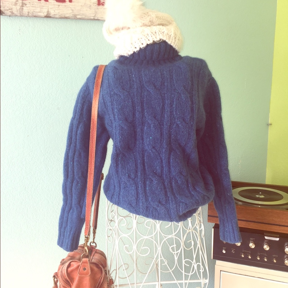 Lands End Pullover Wool Sweater❤️💛💚💙
